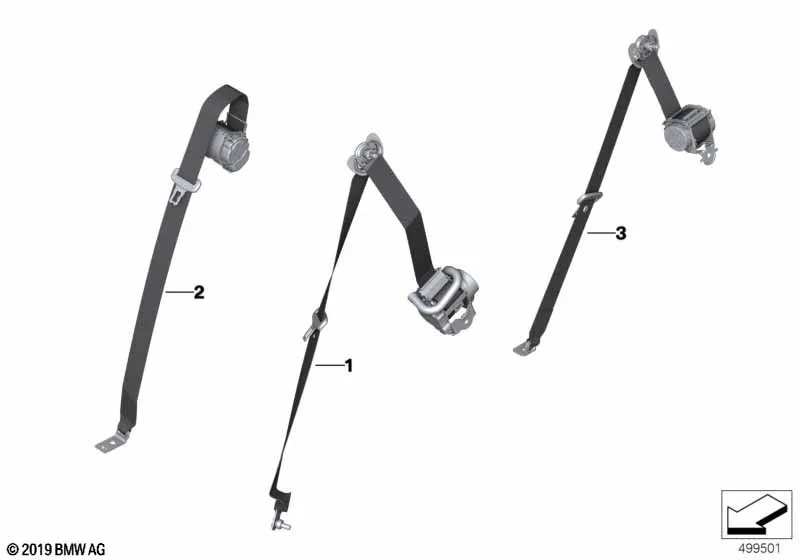 Individual ремня безопасности сзади