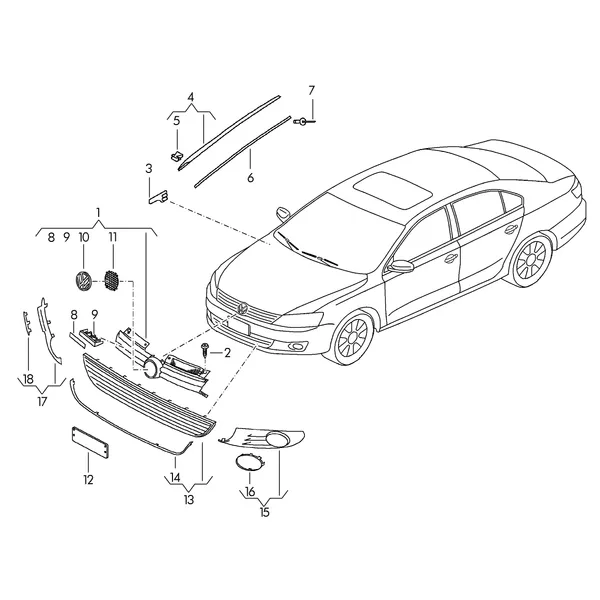 Решётка радиатора Решётка воздухозаборника
