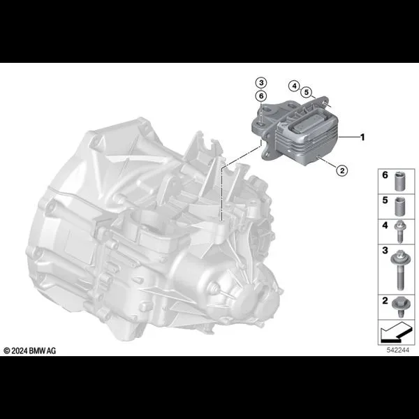 Крепление КПП