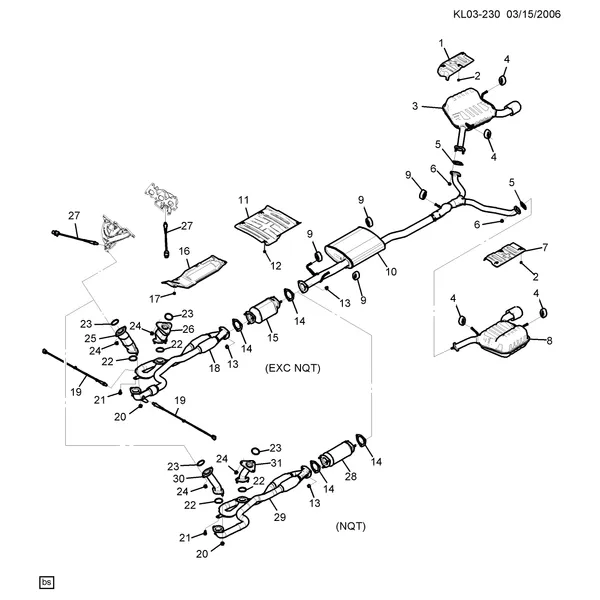 СИСТЕМА ВЫХЛОПАV 6 (LU1/3.2G)