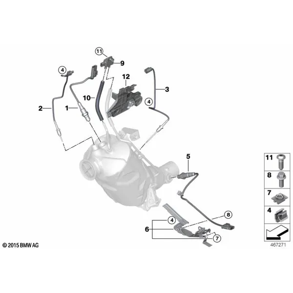 Датчики саж. фильтра/дополн.элементы