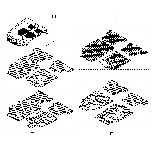 Напольный коврик (дополнительное оборудование)