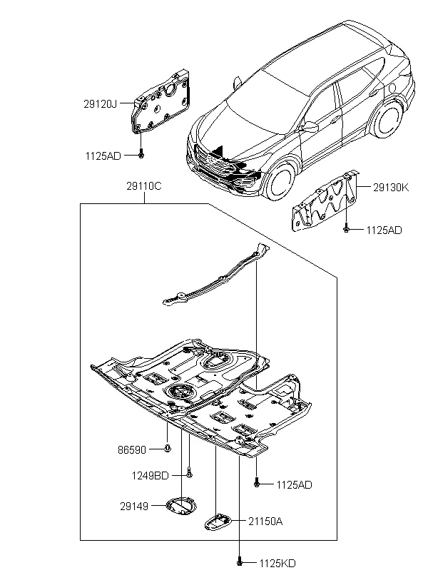 Нижняя крышка
