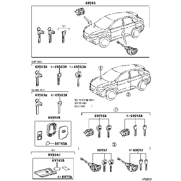LOCK CYLINDER SET