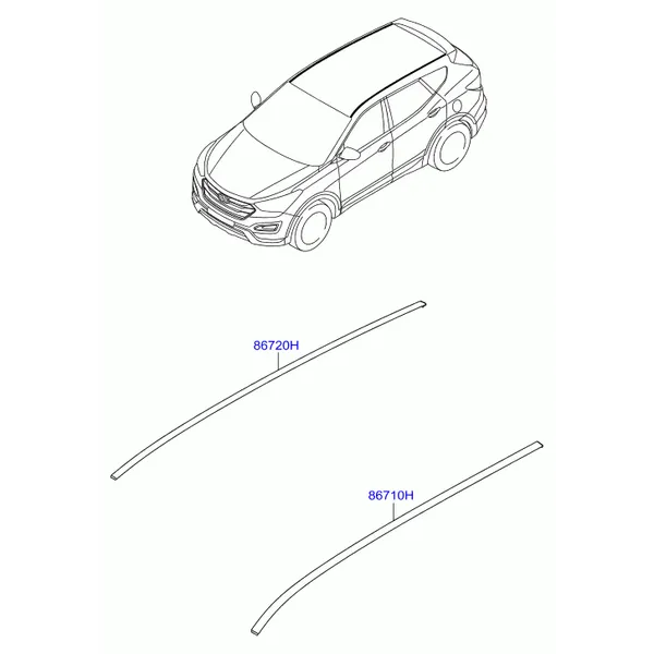 накладка на крышу и задний спойлер