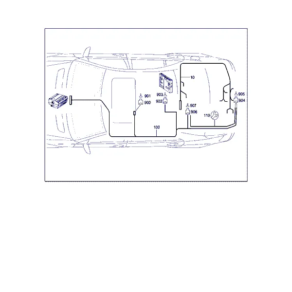 ЖГУТ ЭЛЕКТРОПРОВОДКИ КРЫШКИ БАГАЖНИКА