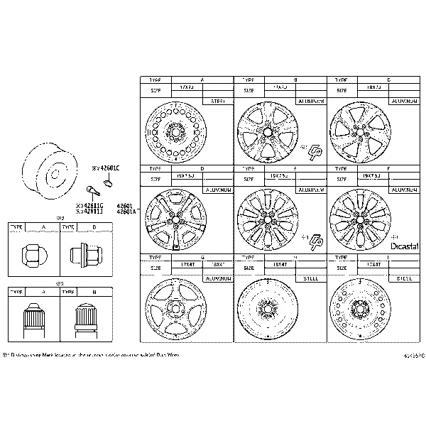 DISC WHEEL & WHEEL CAP