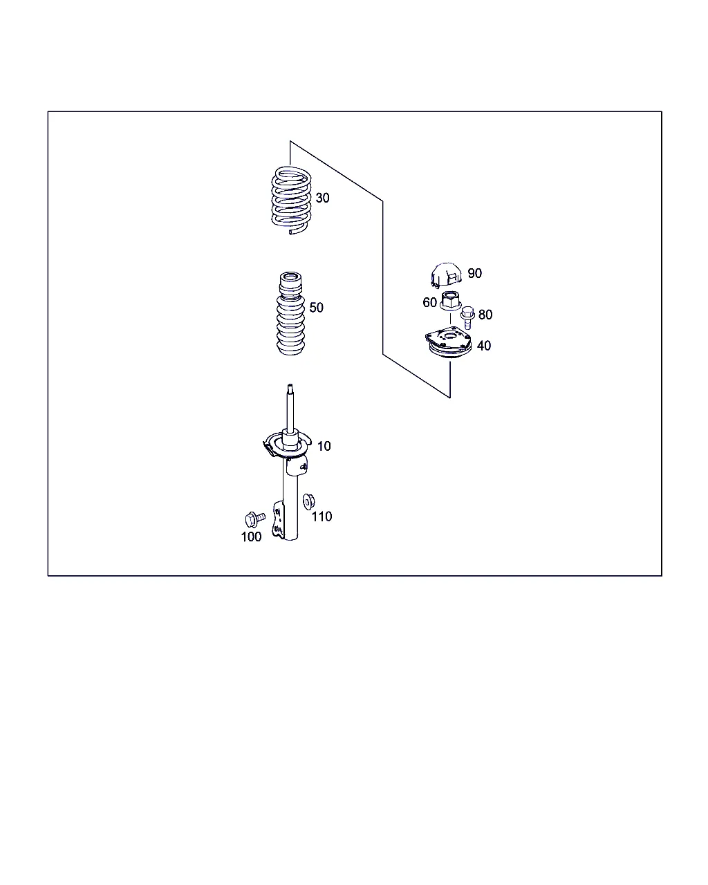 АМОРТИЗ. СТОЙКА ПЕРЕДНЯЯ И ЕЁ КРЕПЛЕНИЕ