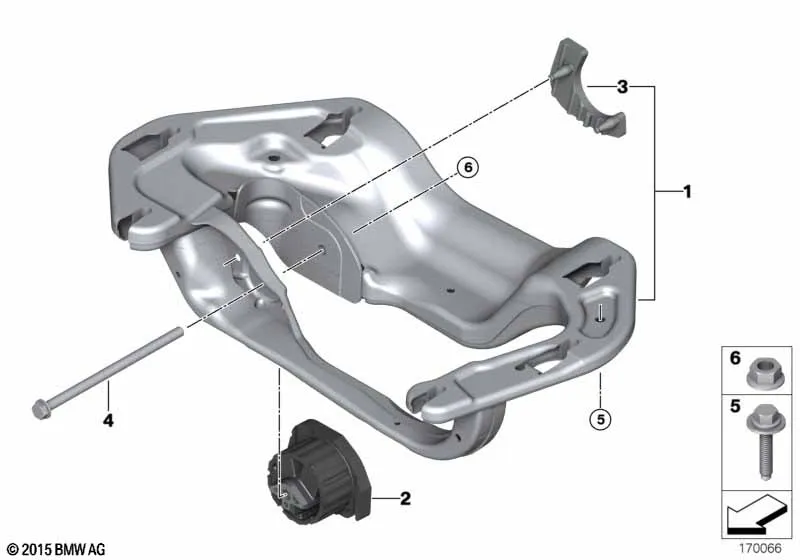 Крепление КПП, полный привод