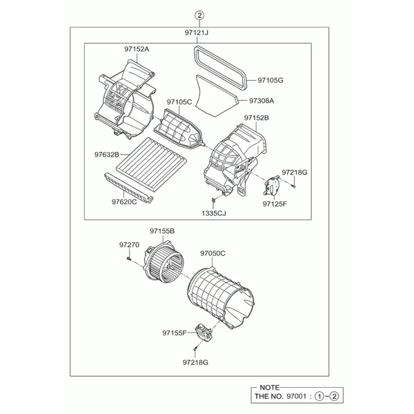Климатическая установка - отопитель и вентилятор