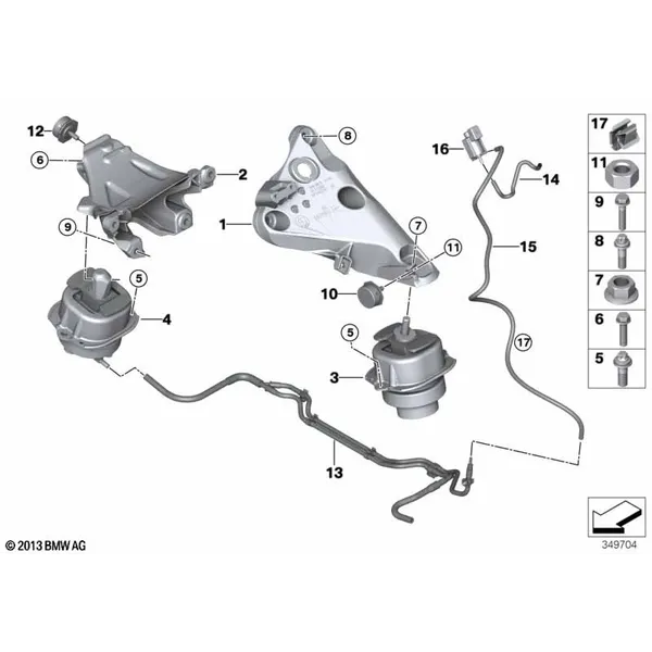Подвеска двигателя
