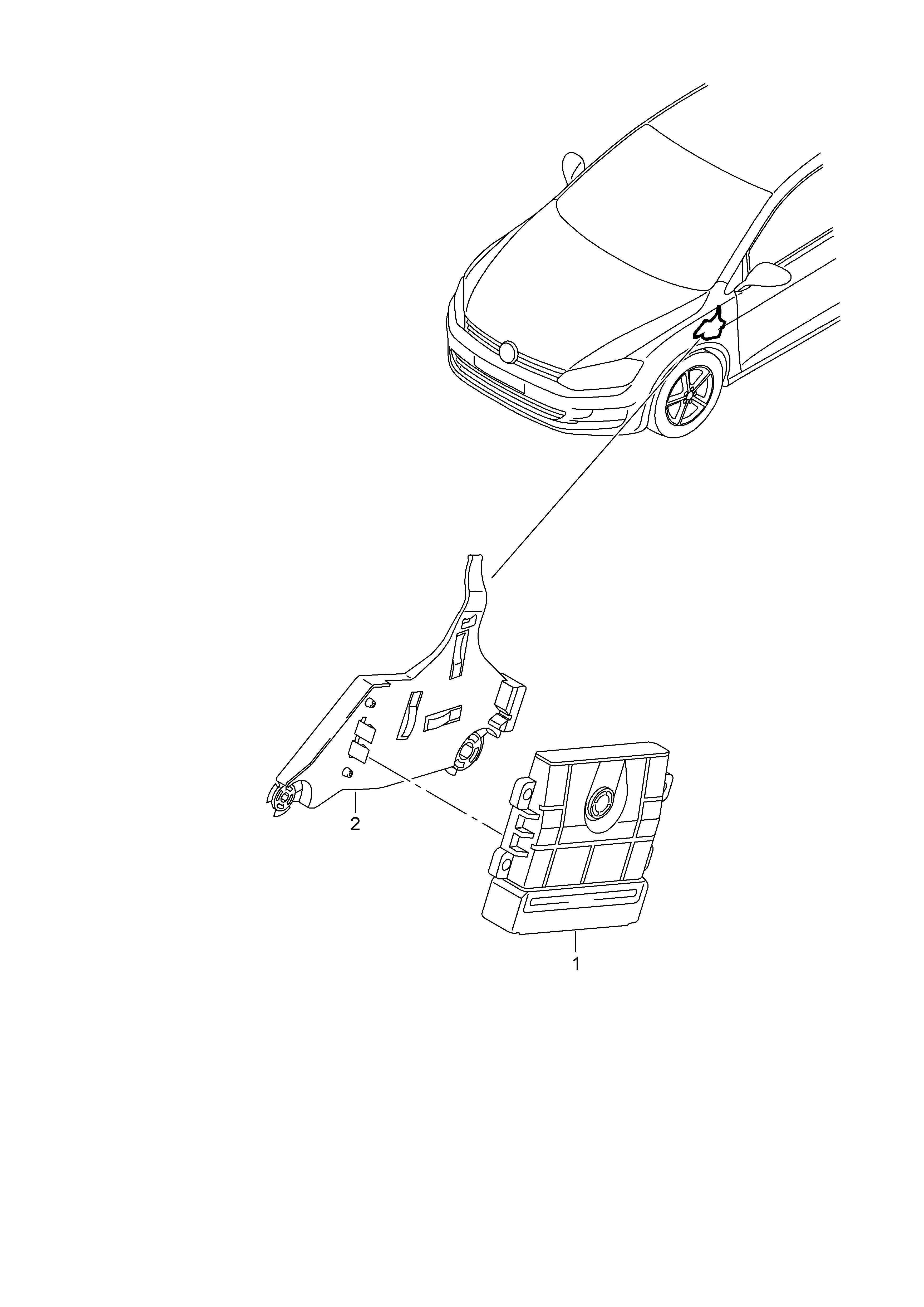 Блок управления автоматической коробки передач