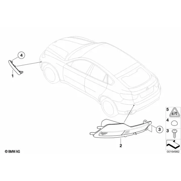 Задние противотуманные фонари и отражатели