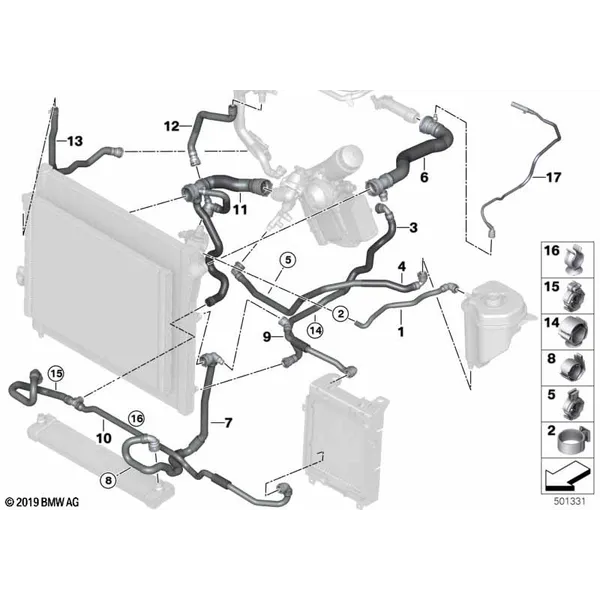 Шланги системы охлаждения