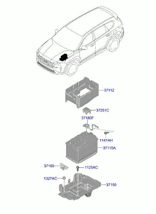Аккумуляторная батарея и провода