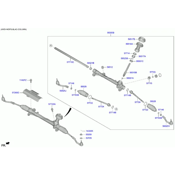 Рулевой механизм рул.упр.с усил.