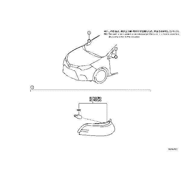 SIDE TURN SIGNAL LAMP & OUTER MIRROR LAMP