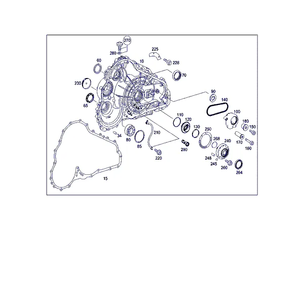 КАРТЕР ГИДРОТРАНСФОРМАТОРА, МАСЛ. НАСОС