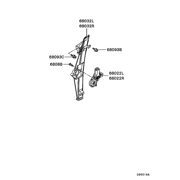ДВЕРИ - СТЕКЛОПОДЪЕМНИК ЗАДНЕЙ ДВЕРИ