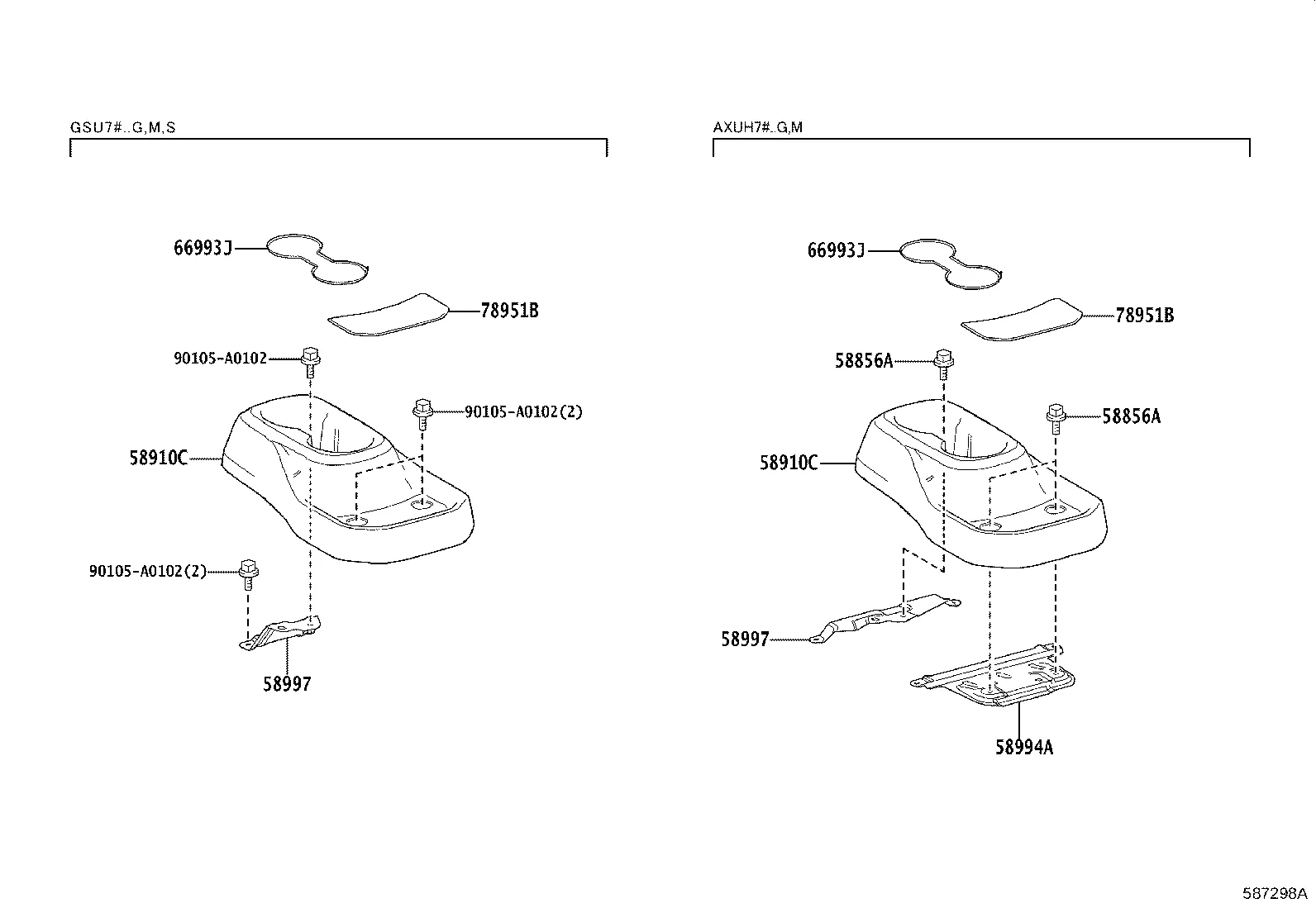 CONSOLE BOX & BRACKET