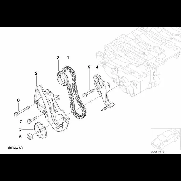 Привод балансирных валов и маслян.насоса