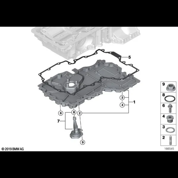 Масляный картер ниж.ч./маслоизм.присп.