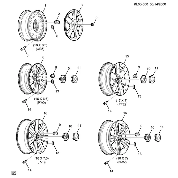 КОЛЕСА И КОЛЕСНЫЕ КОЛПАКИ