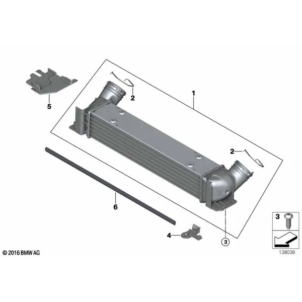 Система охлаждения наддувочного воздуха