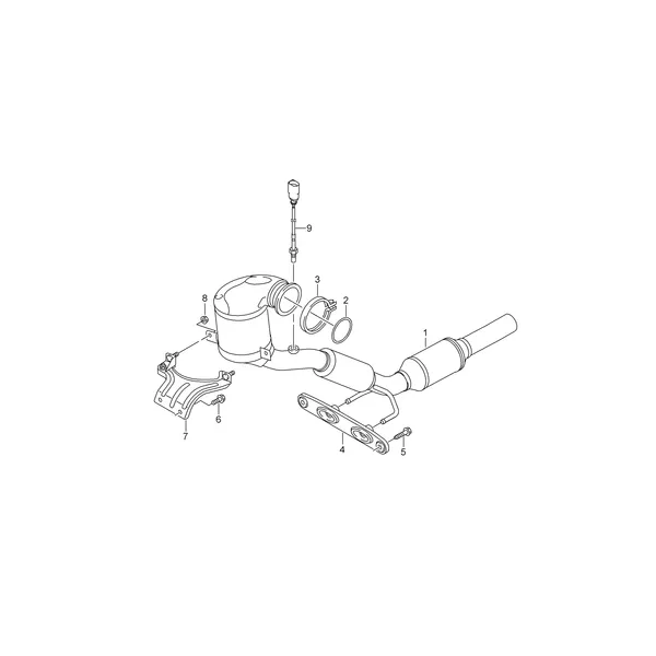 Труба выпуска ОГ с нейтрализат