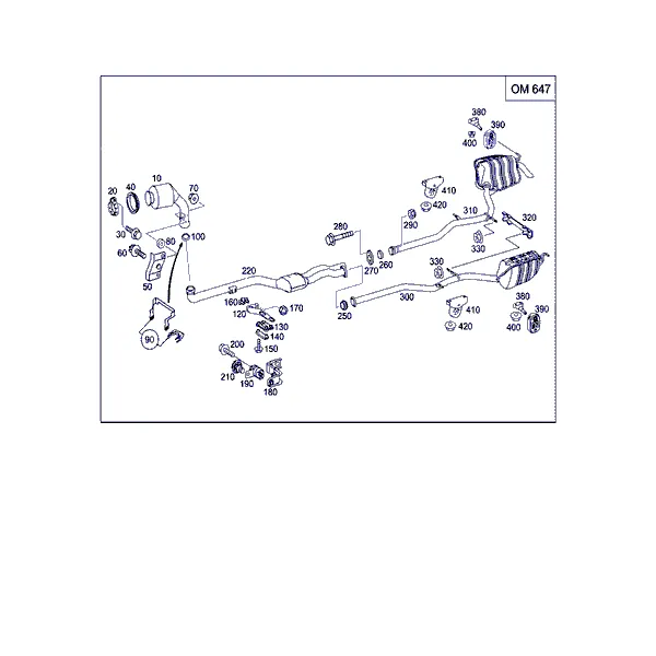 СИСТЕМА ВЫПУСКА ПРИ 5-ЦИЛ. ДИЗЕЛЬН. А/М