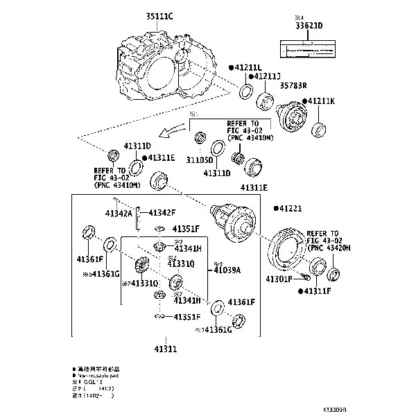 FRONT AXLE HOUSING & DIFFERENTIAL