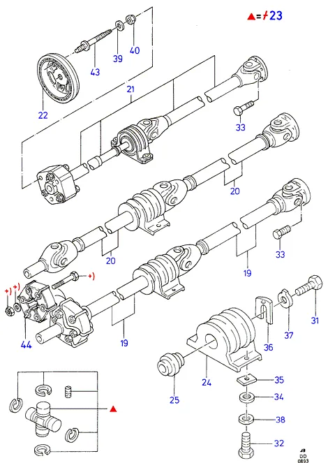 Дифф.зад.моста и ./кард.вал