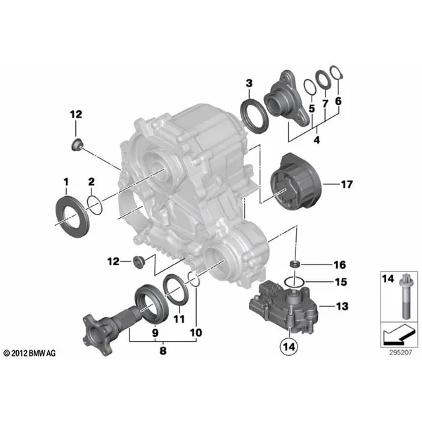 Детали раздаточной коробки ATC 350