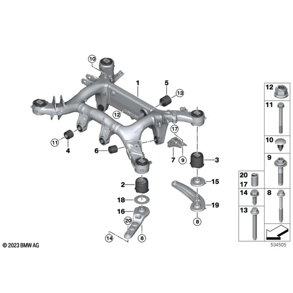 балка заднего моста