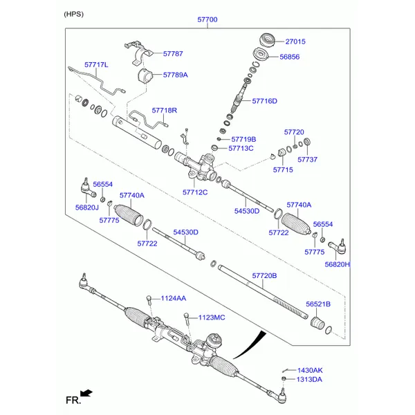 Рулевой механизм рул.упр.с усил.