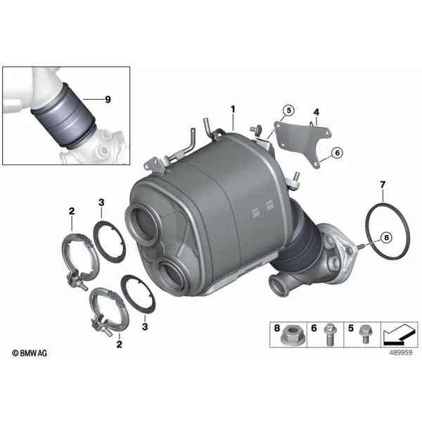 Катализатор/сажевый фильтр