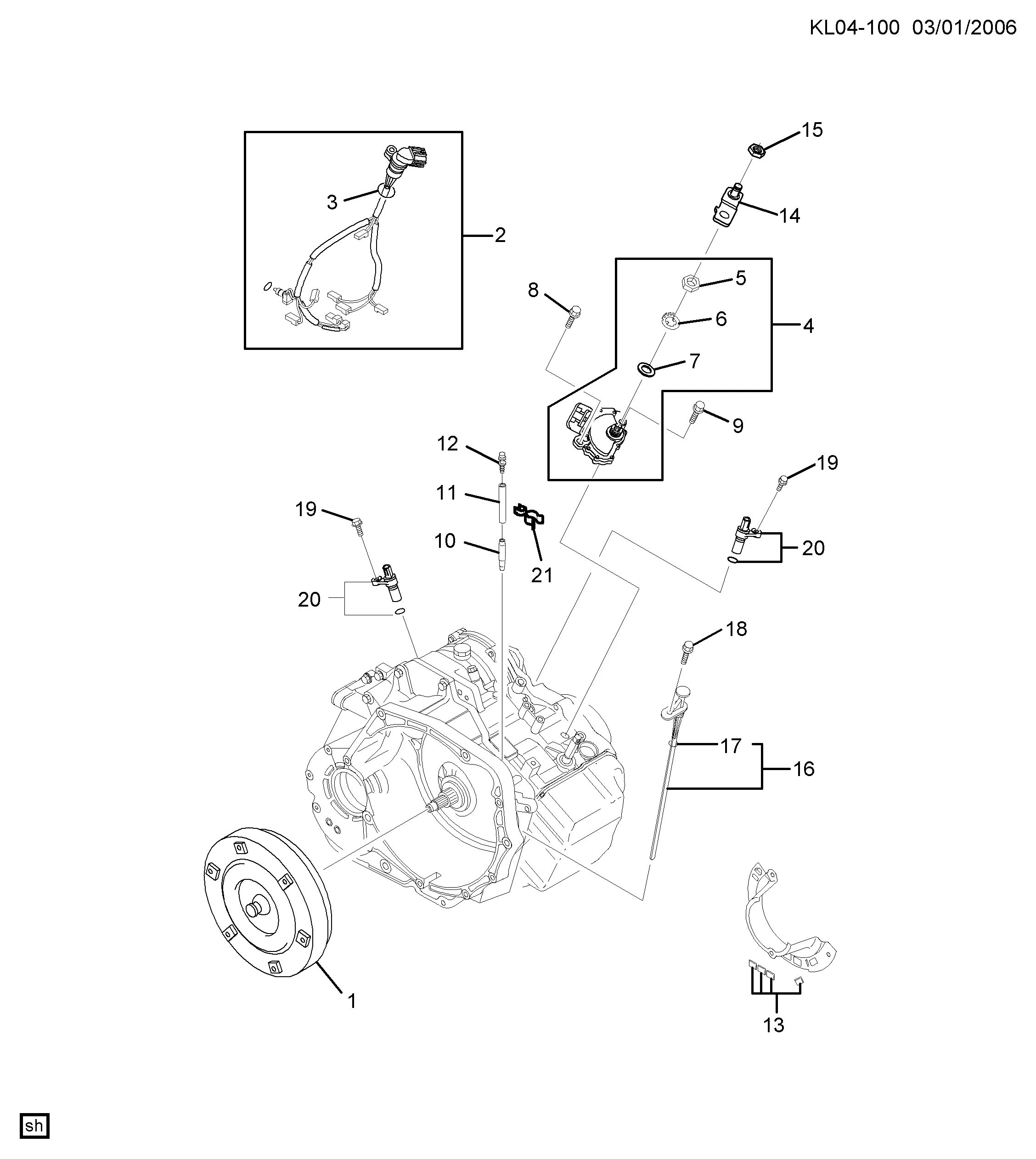 АВТОМАТИЧЕСКАЯ КОРОБКА ПЕРЕДАЧ PART 1 ГИДРОТРАНСФОРМАТОР И ДАТЧИК(M98)
