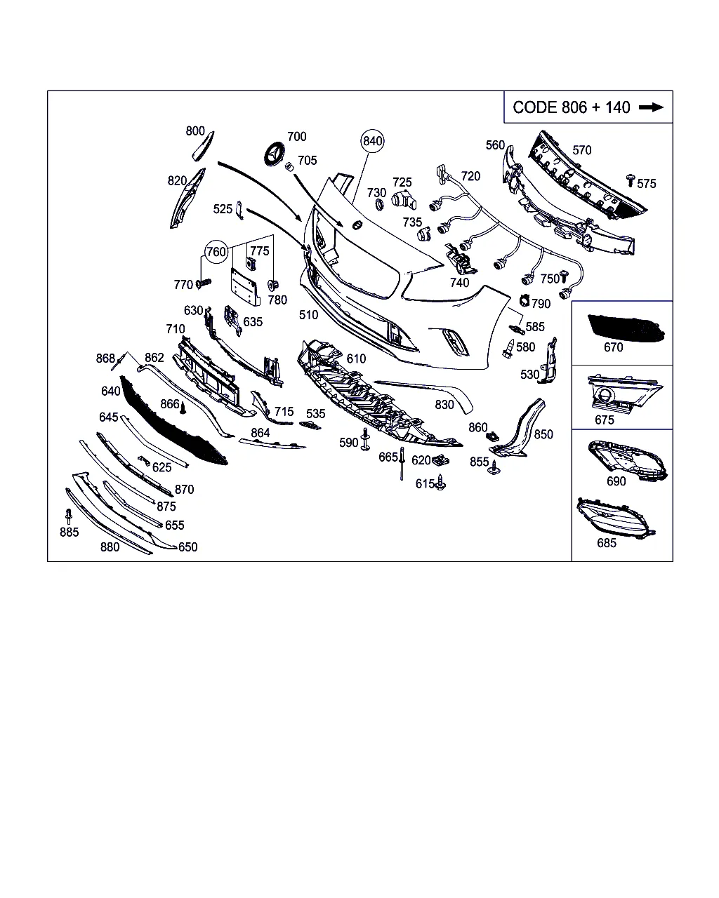 БАМПЕР ПЕРЕДНИЙ