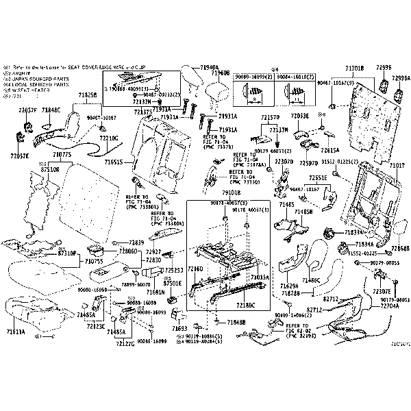 REAR SEAT & SEAT TRACK