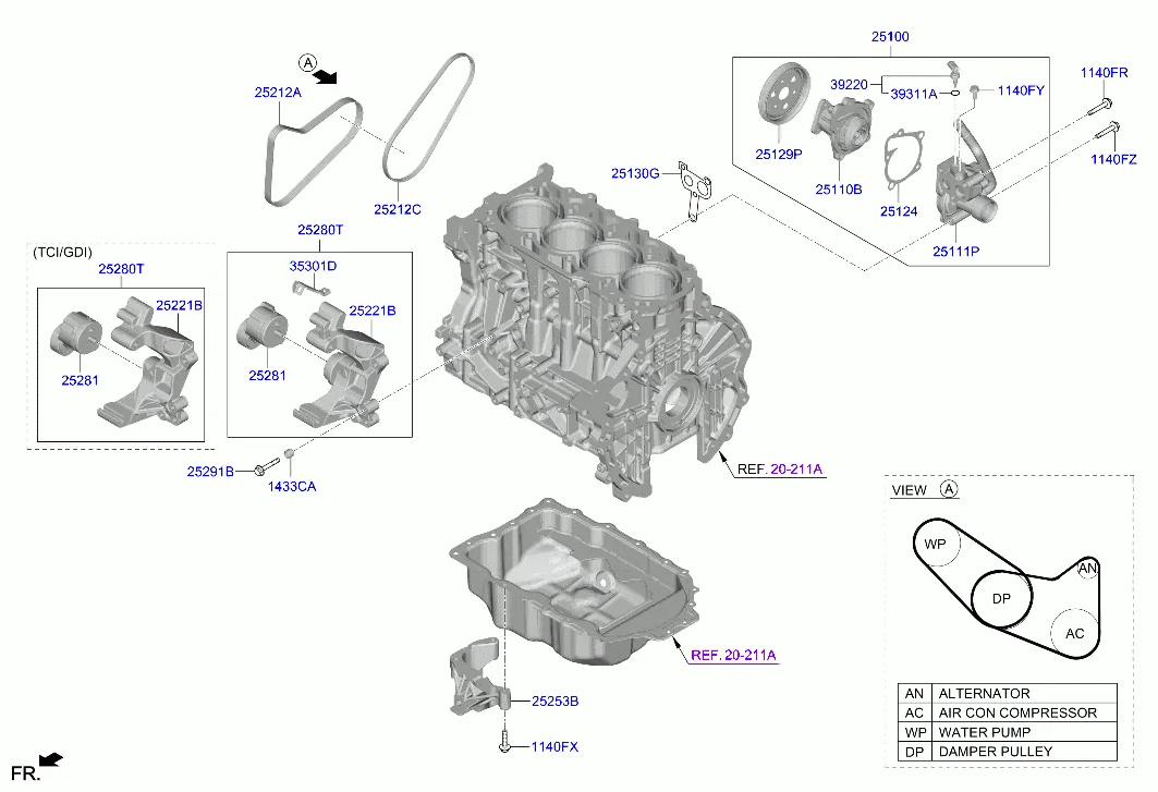 насос охлаждающей жидкости