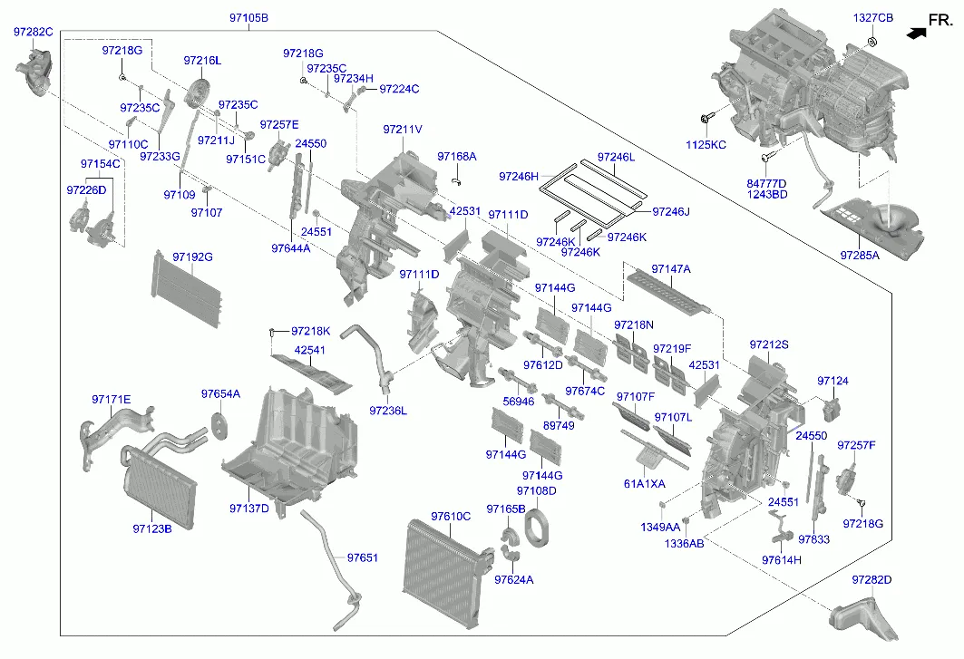 Климатическая установка - отопитель и вентилятор