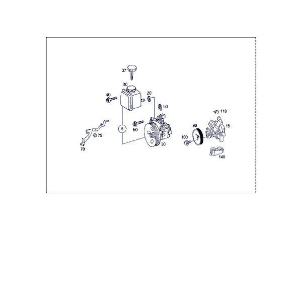 НАСОС ГИДРОУСИЛ. РУЛ. УПР.