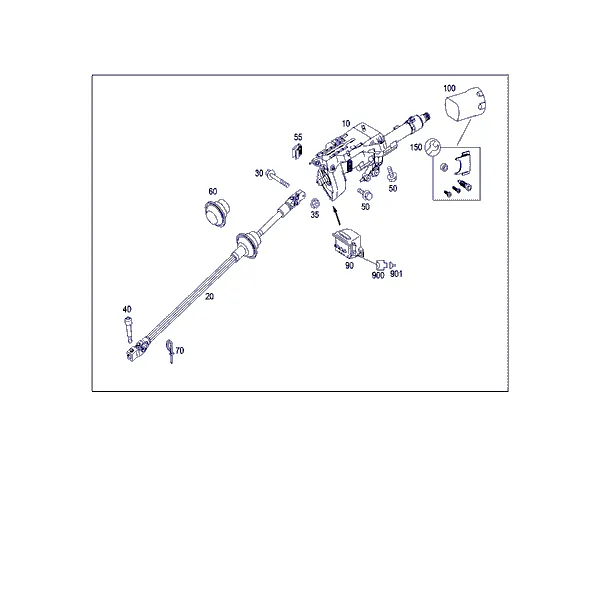ТРУБЧ.СЕКЦИЯ РУЛ.КОЛОНКИ И РУЛ.ВАЛ
