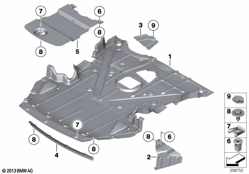 Экран моторного отсека