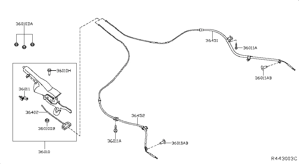 Система управления стояночным тормозом