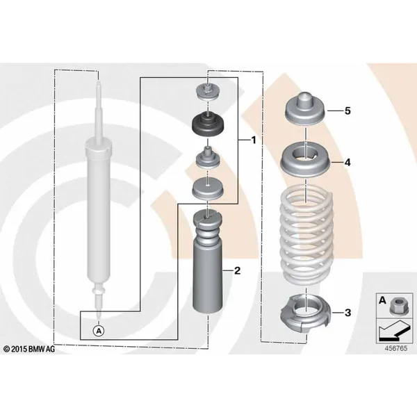Ремкомплекты заднего амортизатора