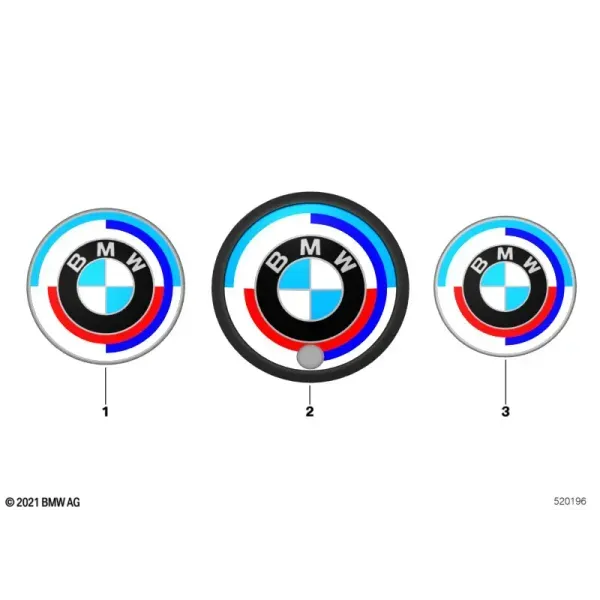 Эмблема BMW 50 лет M