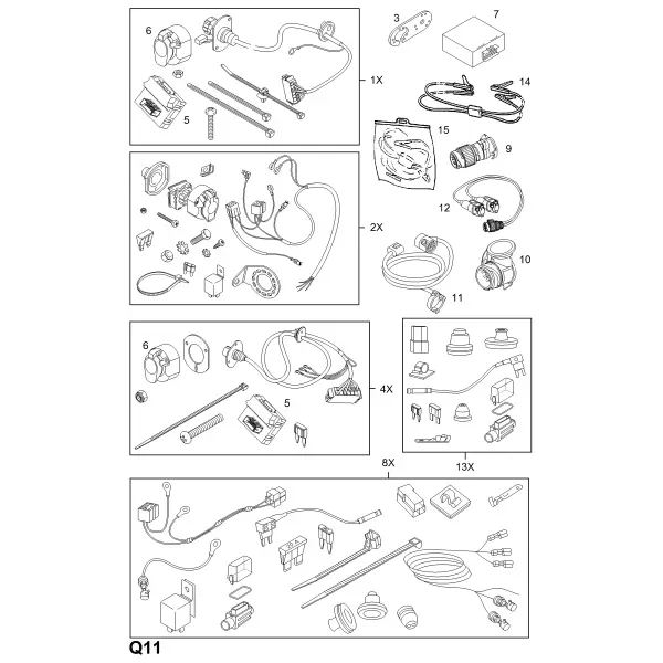 Электрооборудование фаркопа
