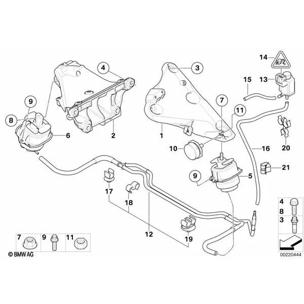 Подвеска двигателя