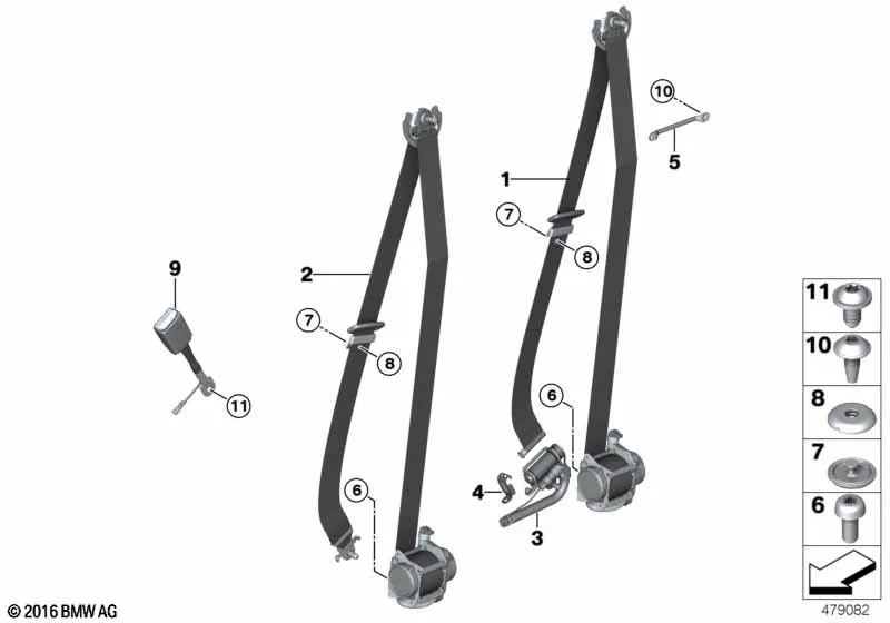 Ремень безопасности Пд